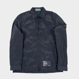 Nylon Metal Lined Overshirt Black