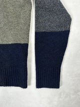 Block Knit Sweatshirt Multi