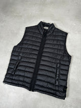 Garment Dyed Down Gilet Black
