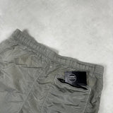 Nylon Metal Swim Shorts Silver