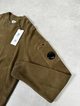 Chenille Knit Lens Jumper Olive