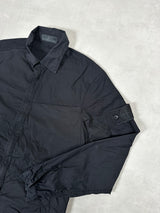 Ghost Zip Overshirt Black