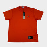 Compass Patch Logo T - Shirt Orange