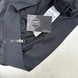 Nylon Metal Ripstop Smock Sweatshirt Black