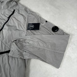 Chrome Hooded Smock Silver