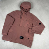 Flatt Nylon Hooded Anorak Smock Pink