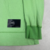 Garment Dyed 1/4 Zip Sweatshirt Green