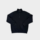 Quarter Zip Sweatshirt Black