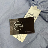 Garment Dyed Pocket Overshirt Light Blue