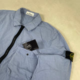 Garment Dyed Pocket Overshirt Light Blue