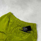 Nylon Metal Swim Shorts Lime Green