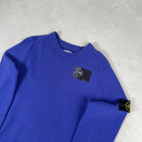 Lambswool Knitted Jumper Periwinkle Blue
