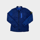 Nylon Metal Lined Overshirt Blue