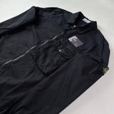 Stone Island - Garment Dyed Zip Overshirt Black