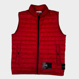 Micro Rip Stop Down Gilet Red