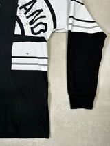 Graphic Print Long Sleeve T - Shirt Black