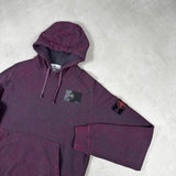 Dust Colour Treatment Hoodie Pink