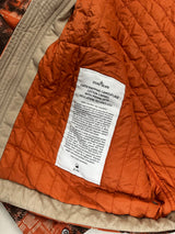 Earth Mapping Camouflage Jacket With Primaloft Insualtion Orange