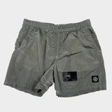 Nylon Metal Swim Shorts Silver