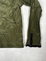 Nylon Metal Hooded Jacket Green