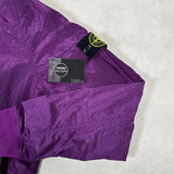 Nylon Metal Smock Pullover Purple