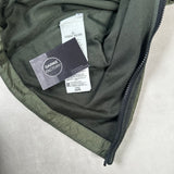 Crinkle Reps Zip Overshirt Green
