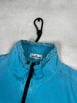 Garment Dyed 1/2 Zip Overshirt Light Blue