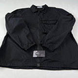 Stone Island - Garment Dyed Zip Overshirt Black