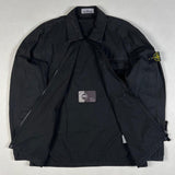 Stone Island - Garment Dyed Zip Overshirt Black