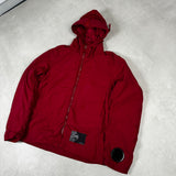 Vintage Hooded Watchviewer Jacket Red