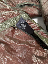 Kan - D Hooded Down Jacket Red & Green