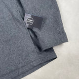 Poly Wool Blend Jacket Grey