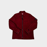 Corduroy Zip Overshirt Red