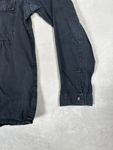 Garment Dyed Overshirt Black