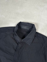 Ghost Zip Overshirt Black