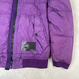 Garment Dyed Crinkle Reps NY Down Jacket Purple