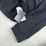 1/4 Zip Pop Ripstop Smock Black