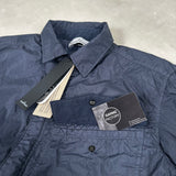 Crinkle Reps Overshirt Navy