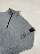 Quarter Zip Sweatshirt Grey
