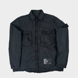 Ghost Zip Overshirt Black