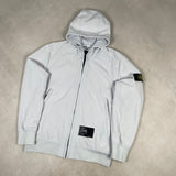 Light Soft Shell-R Hooded Jacket Light Blue