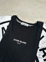 Graphic Print Long Sleeve T - Shirt Black