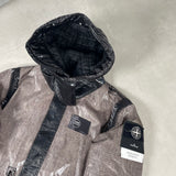 Uneven Ripstop Prismatico Hooded Jacket Grey