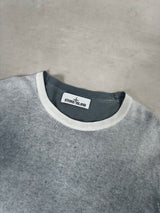 Hand Sprayed Crewneck Jumper Blue
