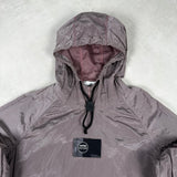 Nylon Metal Smock Pullover Rose Pink