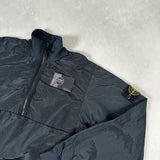 Nylon Metal 1/2 Zip Smock Dark Teal