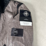 Uneven Ripstop Prismatico Hooded Jacket Grey