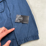 Washed Canvas Overshirt Blue