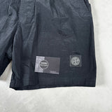 Nylon Metal Swim Shorts Black