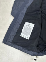 Garment Dyed Crinkle Reps Hooded Jacket Navy